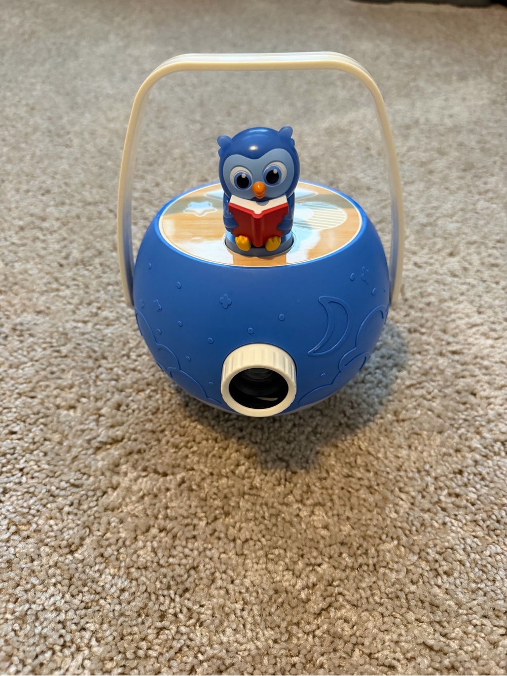 Luna Storytime Kids Book Projector Owl 5 Stories Songs Night Light Toy